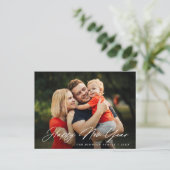 新年を迎える | スタイリッシュグリーティングカード ポストカード (スタンド正面)