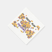 新年を迎える スタンダードカクテルナプキン (角)