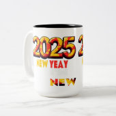 新年を迎える ツートーンマグカップ (正面左)