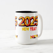 新年を迎える ツートーンマグカップ (正面右)