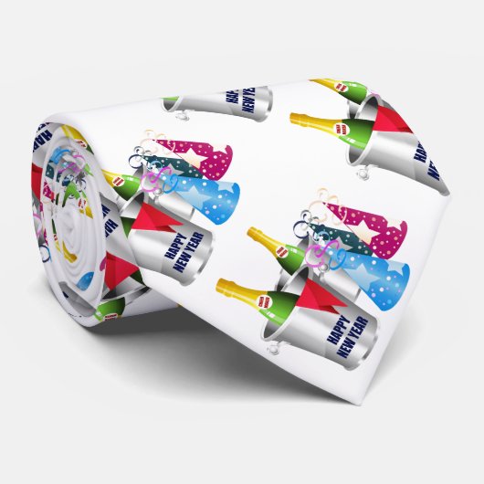 新年を迎える ネクタイ (ロール)