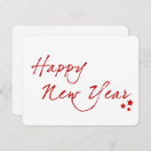 新年を迎える ノートカード (正面/裏面)