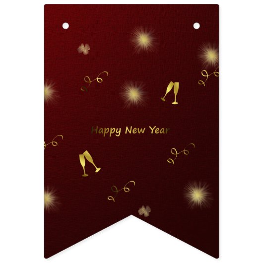 新年を迎える バンティングフラッグ (第16の旗)