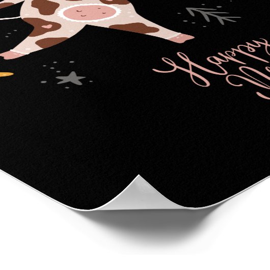 新年を迎える ポスター (角)