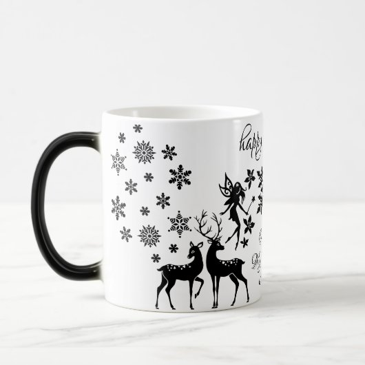 新年を迎える モーフィングマグカップ (左)