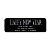 新年を迎える ラベル (正面)