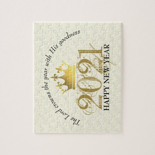 新年を迎える 主は年を飾る | 2021 ジグソーパズル (縦)