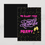 新年を迎える 招待状 (正面/裏面)