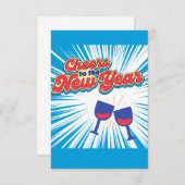 新年を迎える 招待状 (正面/裏面)