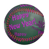 新年を迎える 野球ボール (正面左)