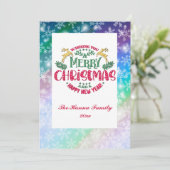 新年を迎え、クリスマスをお祝い シーズンカード (スタンド正面)