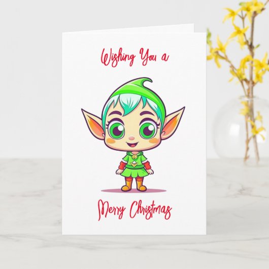 新年を迎え、クリスマスを迎えて新年を迎えたい カード (黄色い花)