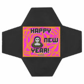 新年を迎え、サッカーボールを希望 サッカーボール (フラット)