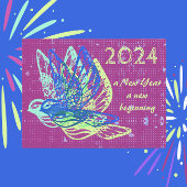 新年を迎え、新年を迎える ポストカード