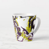 新年アートyes カフェラテマグ (右アングル)