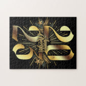 新年イブパーティー供給2023年新年おめでとう ジグソーパズル (横)