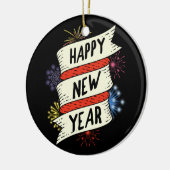 新年イブパーティー供給NYE 2021ハッピーニューアイ セラミックオーナメント (左)