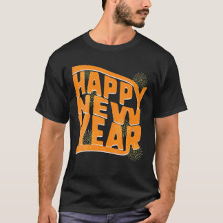 新年イブパーティー供給NYE 2023 Happy New Ye Tシャツ