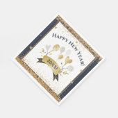 新年イブパーティー、ゴールデンバルーンナプキン スタンダードランチョンナプキン (角)