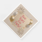 新年イブパーティー、金ゴールド、白い風船、 (コーナー)