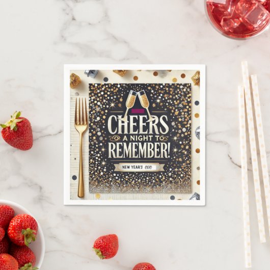 新年イブ標準カクテル スタンダードカクテルナプキン (インサイチュ)