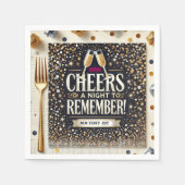 新年イブ標準カクテル スタンダードカクテルナプキン (正面)