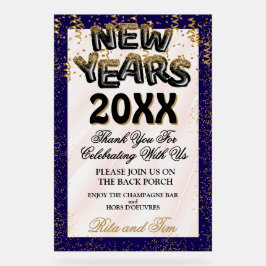 新年エバEVEアクリルウェルカムサイン アクリルサイン