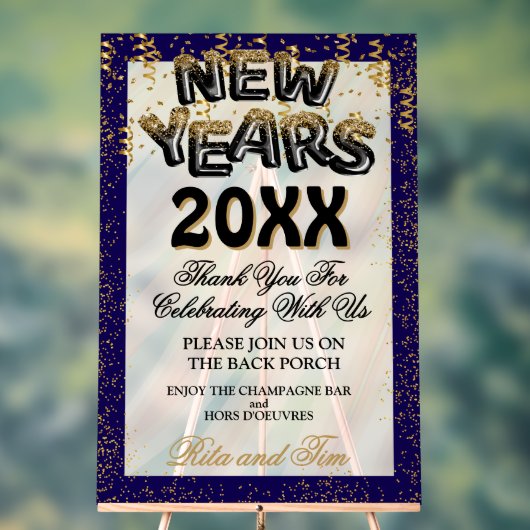 新年エバEVEアクリルウェルカムサイン アクリルサイン (ニュートラル)