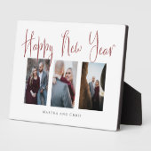 新年エレガントバラ金ゴールドコラージュ フォトプラーク (側面)