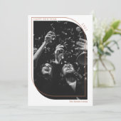 新年オーバーレイ写真テラコッタ シーズンカード (スタンド正面)