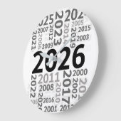 新年カウントダウンウォールクロック ラージ壁時計 (傾斜)