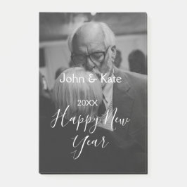 新年カップル写真 名前 年 黒 白 ポストイット