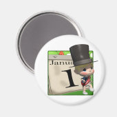 新年カレンダー マグネット (正面/裏面)