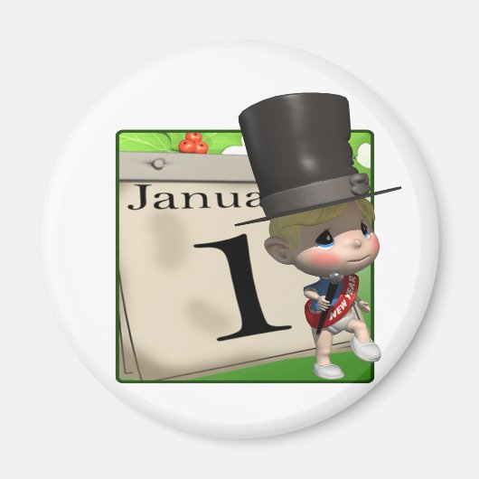 新年カレンダー マグネット (正面)