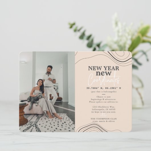 新年コーディネートPicピーチの移動発表 シーズンカード (スタンド正面)