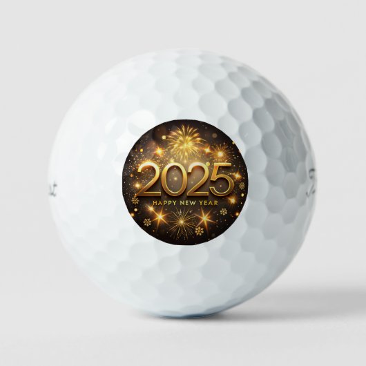 新年ゴルフボール2025 ゴルフボール (正面)