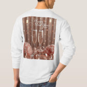 新年シャンパングローロングスリーブ Tシャツ (裏面)