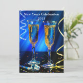 新年シャンパントースト 招待状 (スタンド正面)