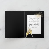 新年シャンパン カード (内部)