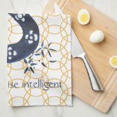 新年ス中国のネーク〔占星術の〕十二宮図動ミニマル物 キッチンタオル (四つ折り)