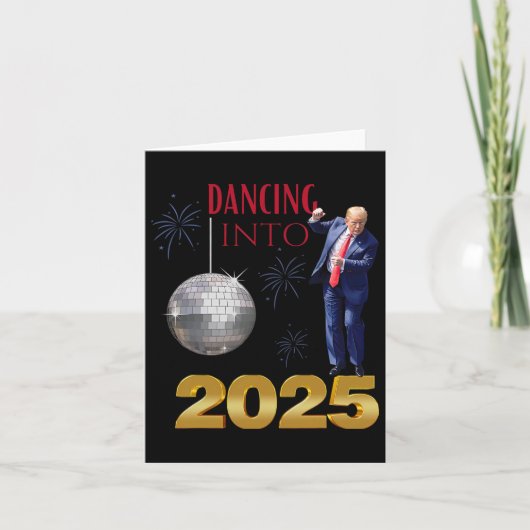 新年トランプダンス2025 メガ面白パーティカウント カード (正面)