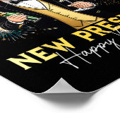 新年トランプ新おもしろい大統領大晦日P ポスター (角)