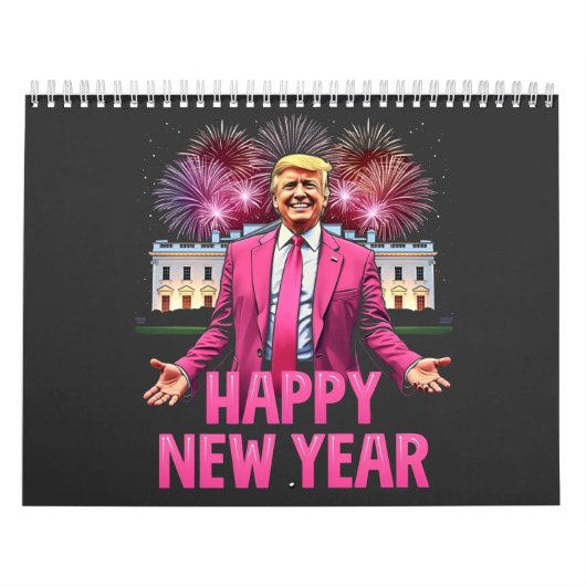 新年トランプ決意 2025 カレンダー (カバー)
