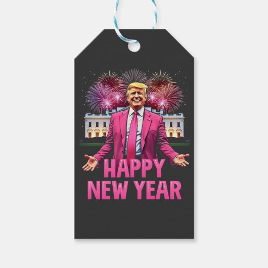 新年トランプ決意 2025 ギフトタグ (正面)