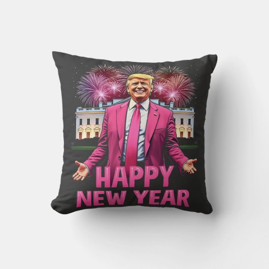 新年トランプ決意 2025 クッション (正面)