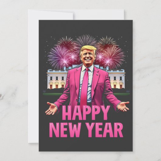 新年トランプ決意 2025 セーブザデート (正面)