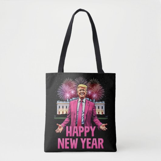 新年トランプ決意 2025 トートバッグ (正面)