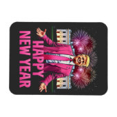 新年トランプ決意 2025 マグネット (横)