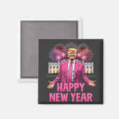 新年トランプ決意 2025 マグネット (正面/裏面)