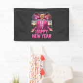 新年トランプ決意 2025 横断幕 (インサイチュ)
